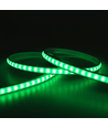 5m 9W/m RGB CLIP-ON LED strip - 230V, IP65 vandtæt, Hvid cover, 60 LED