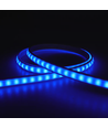 5m 9W/m RGB CLIP-ON Ruban LED - 230V, IP67 étanche, couvercle blanc, 60 LED