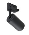 Spot sur rail triphasé GU10 Madara Altro - Noir, sans source lumineuse