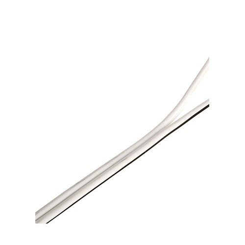 Câble 12-24V blanc - 2x0,35mm², au mètre, minimum 5 mètres