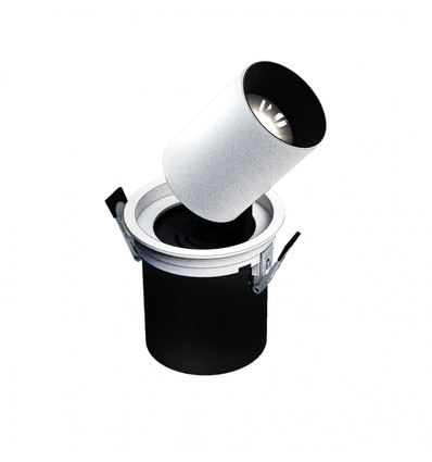 IN OUT - Model M - Inbouw Downlight, 12W 36° 100x110 mm, Wit