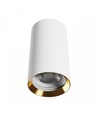 Chloe Variosa GU10 overflademonteret GU10 - 230V, IP20, 55x100mm, hvid / guld, rundt, uden lyskilde