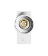 Squalla Variosa Flexi Switch GU10 - applique murale sans source lumineuse, 230V, IP20, 55x100x410mm, blanche, ronde