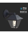 E27 Wandlamp - IP44 buiten, zwart, zonder lichtbron