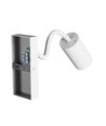 Squalla Variosa Flexi Switch GU10 - wandlamp zonder lichtbron, 230V, IP20, 55x100x410mm, wit, rond