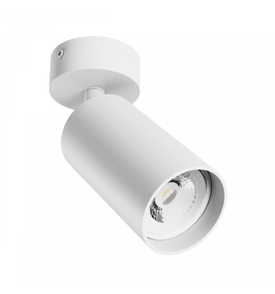 GU10 Spot mural/plafond - Blanc, montage en surface, IP20, sans source lumineuse