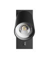 Applique murale GU10 avec interrupteur - IP20, Ø5,5cm, 5,5x10cm, Noir, Rond, Sans source lumineuse