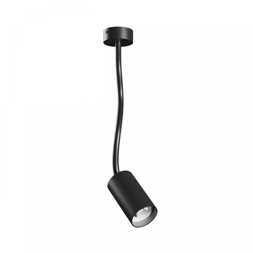 Applique murale GU10 avec bras flexible - Noir, IP20