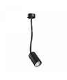 GU10 wandlamp met flexarm - Zwart, IP20