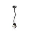GU10 wandlamp met flexarm - Zwart, IP20