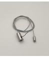 Suspension filaire pour luminaire - 1,5 mètre, hauteur réglable, lot de 2 pièces