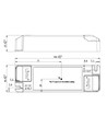 Lifud 20W / 250-500mA DALI dimbar LED-driver - 9-42V, Push-dim och DALI, flicker free