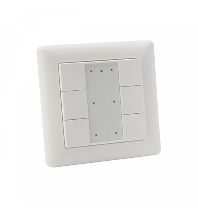 Panneau de commande DALI pour spot sur rail - blanc, sans source lumineuse, 1F2W