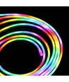 250cm RGBIC Neon Flex complete set - USB, Bluetooth-app, afstandsbediening, incl. montage, 7x15 neonflex