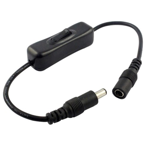 Schakelaar met DC-stekker - 12V (120W), 24V (240W)