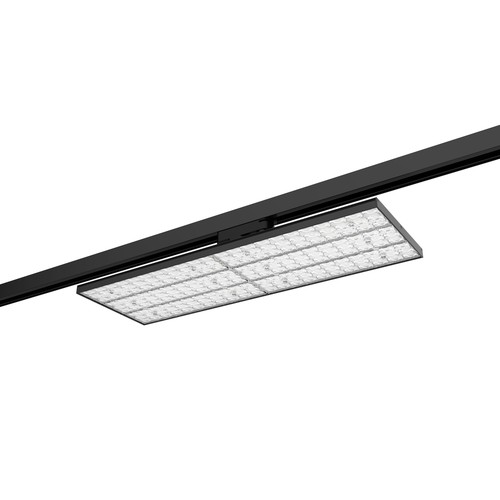 Shoplight triphasé 60W - 166lm/W, angle de diffusion 90 degrés, Noir, LED board, éclairage de magasin