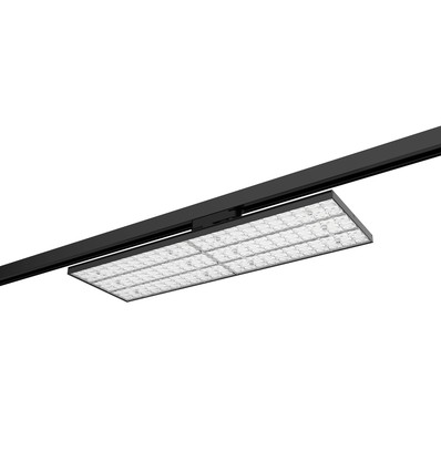 Shoplight triphasé 60W - 166lm/W, angle de diffusion 90 degrés, Noir, LED board, éclairage de magasin