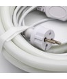 5m Neon Flex Tube - 230V, blanc chaud, kit complet D16 Neon, décoration