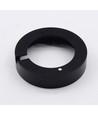 Opbouwring - Zwart, passend voor Reco en Cabi meubelspots, Ø6,9 cm