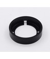 Anneau de montage en saillie - Noir, compatible avec les spots meubles Reco et Cabi, Ø6,9 cm