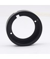 Anneau de montage en saillie - Noir, compatible avec les spots meubles Reco et Cabi, Ø6,9 cm