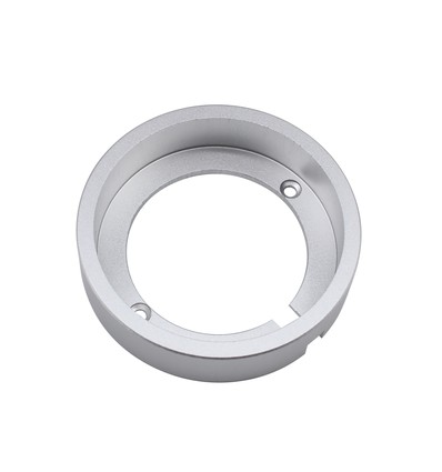 Anneau de montage en saillie - Acier brossé, compatible avec les spots encastrés Reco et Cabi, Ø6,9 cm