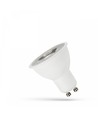Ampoule LED GU10 4W - 55°, blanc chaud, avec lentille