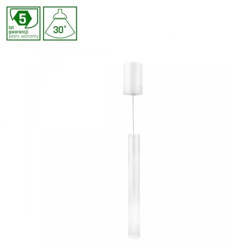 11W HANGIT MULTIWAY S taklampa - 1070lm, 30°, vit, höjdjusterbar, 2700K