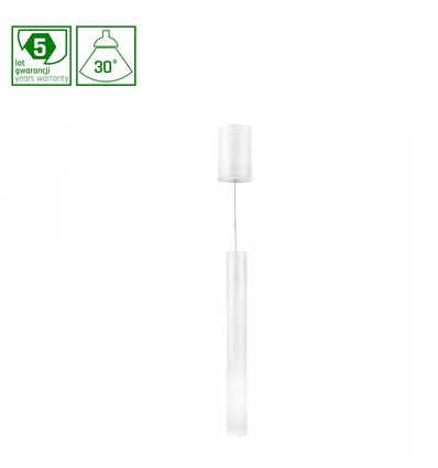 11W HANGIT MULTIWAY S taklampe - 1070lm, 30°, hvit, høydejusterbar, 2700K