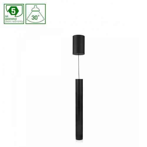 11W HANGIT MULTIWAY S plafondlamp - 1070lm, 2700K, 30°, zwart, in hoogte verstelbaar, IP20