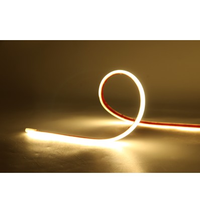 1m 12W/m Badkamer LED strip waterdicht - 24V DC, COB LED, 2 meter kabel
