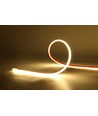 1m 12W/m Ruban LED salle de bain étanche - 24V DC, COB LED, câble 2m