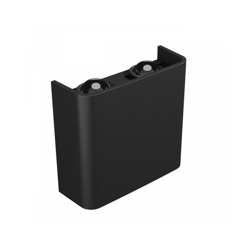 Applique murale haut/bas 4W Luna - IP54 extérieur, CCT, 3 couleurs de lumière, noir, source lumineuse incluse