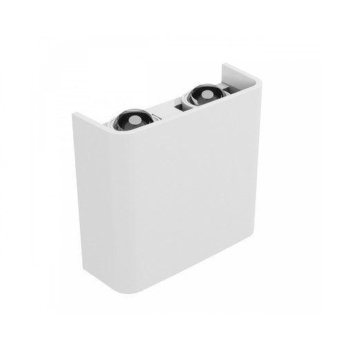 Applique murale haut/bas Luna 4W - IP54 extérieur, CCT, 3 couleurs de lumière, blanc, source lumineuse incluse