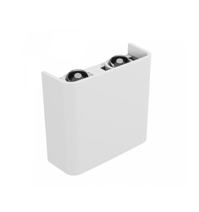 Applique murale haut/bas Luna 4W - IP54 extérieur, CCT, 3 couleurs de lumière, blanc, source lumineuse incluse