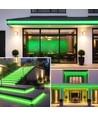8W par mètre Vert 8x16 CLIP-ON Neon Flex LED - 24V DC, IP67