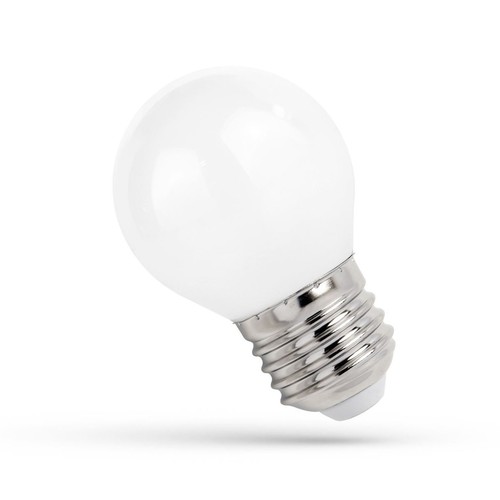 Ampoule LED E27 1W - G45, verre dépoli