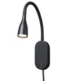 EYE LED Vägglampa med USB och Touch dimmer, 5W, Nielsen Light - svart