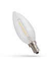 Ampoule LED E14 1W - C35, filament carbone, blanc extra chaud, 1800K