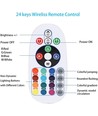 RGB 16x16 Neon flex kontroller med fjernbetjening - Inkl. endeprop, 230V, memory funktion, Radiostyret, maks. 100 m