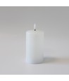Bougie LED 12,5cm, effet fondu, effet flamme - Ø7,5cm