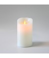 Bougie LED XL 17,5cm, effet flamme, blanc - Ø10cm