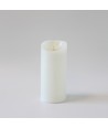 Bougie LED XL 22,5cm, effet flamme, blanc - Ø10cm