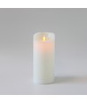 Bougie LED XL 22,5cm, effet flamme, blanc - Ø10cm