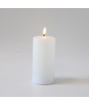 Bougie LED 15cm, effet fondu, effet flamme - Ø7,5cm