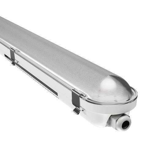 Réglette LED 150cm Gigant Pro 85W - Câblage traversant, 12750lm, 150lm/W, IP66 étanche, IK10