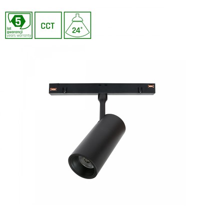 10W SMART LED railspot - 950lm, 3000K, witte rand