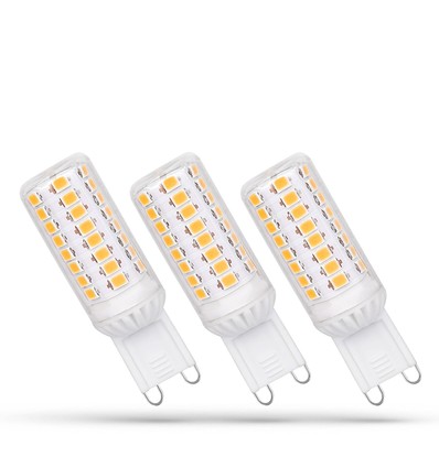3-pak G9 4,9W dæmpbar LED pære - Dæmpbar