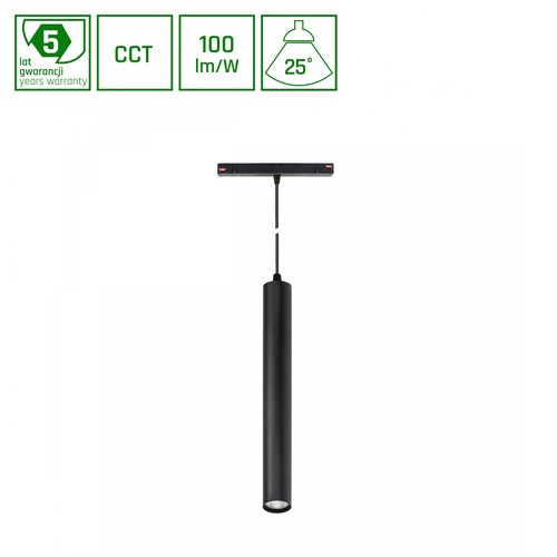 Module LED 12W System Shift SMART HANGIT, 48V - CCT, 25°, 1150lm, 40 x 297 mm, incl. 90cm de fil