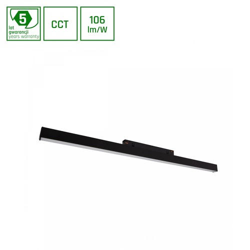 17W Shift Line M railspot voor 48V - CCT, 1800lm, 48V DC, zwart